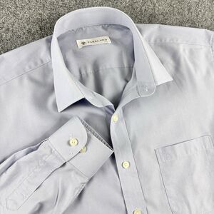 Parkland Shirt Mens 105 US L Light Blue Solid Dress Shirt